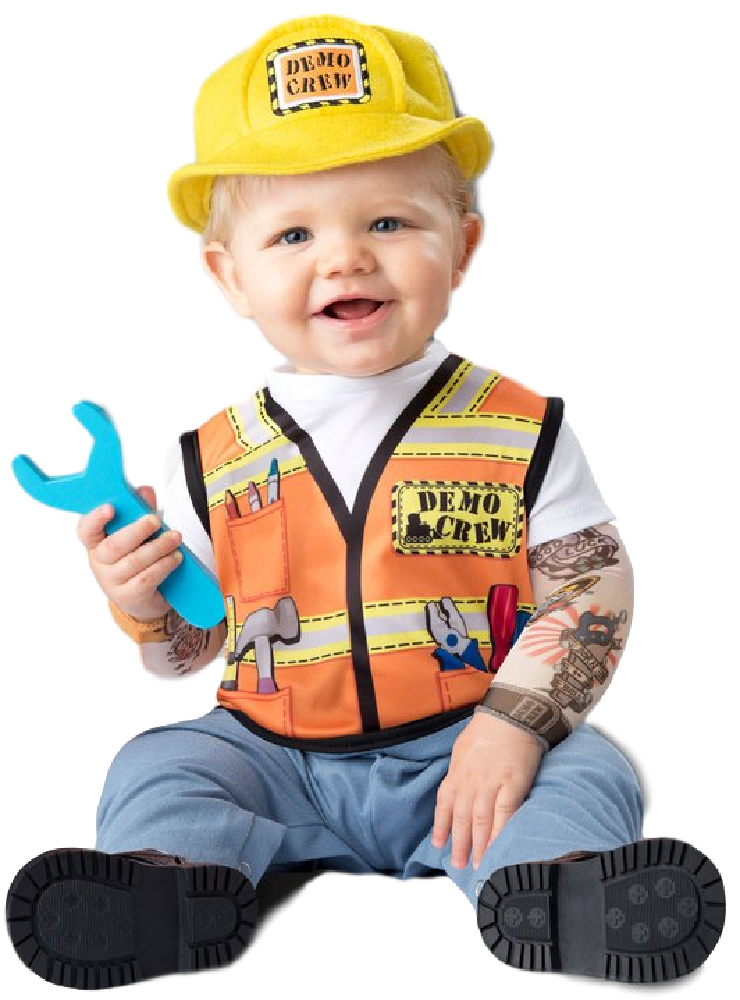 children's builder fancy dress